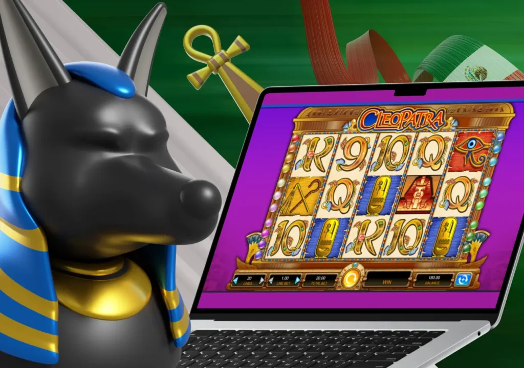 Cleopatra es una tragamonedas inspirada en el antiguo Egipto, popular entre los jugadores mexicanos.