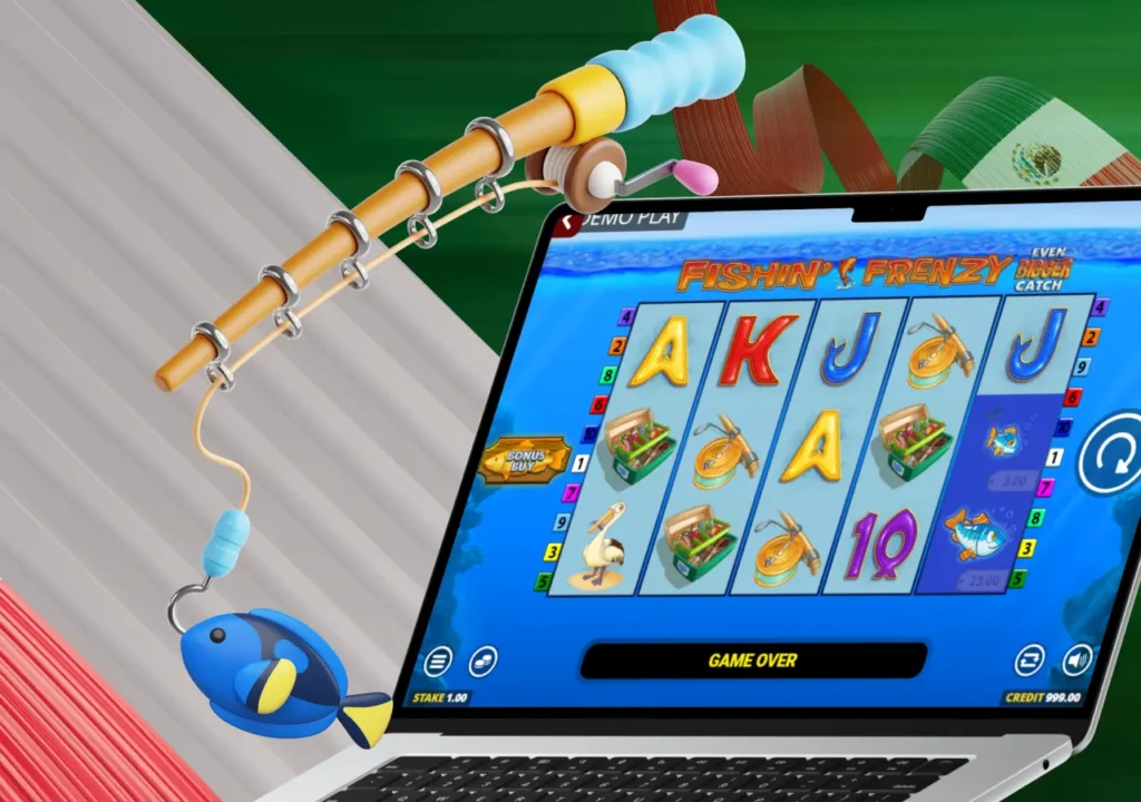 Fishin' Frenzy es una tragamonedas de pesca muy apreciada entre los jugadores mexicanos.