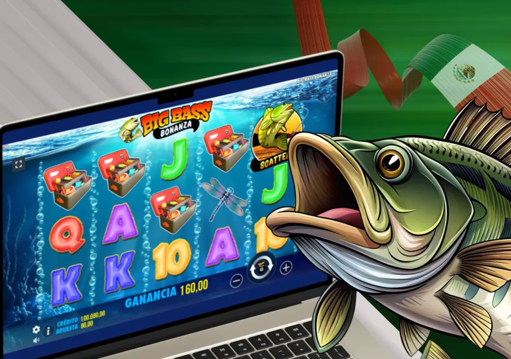 Aventuras de pesca en Big Bass Bonanza con giros gratis y multiplicadores.