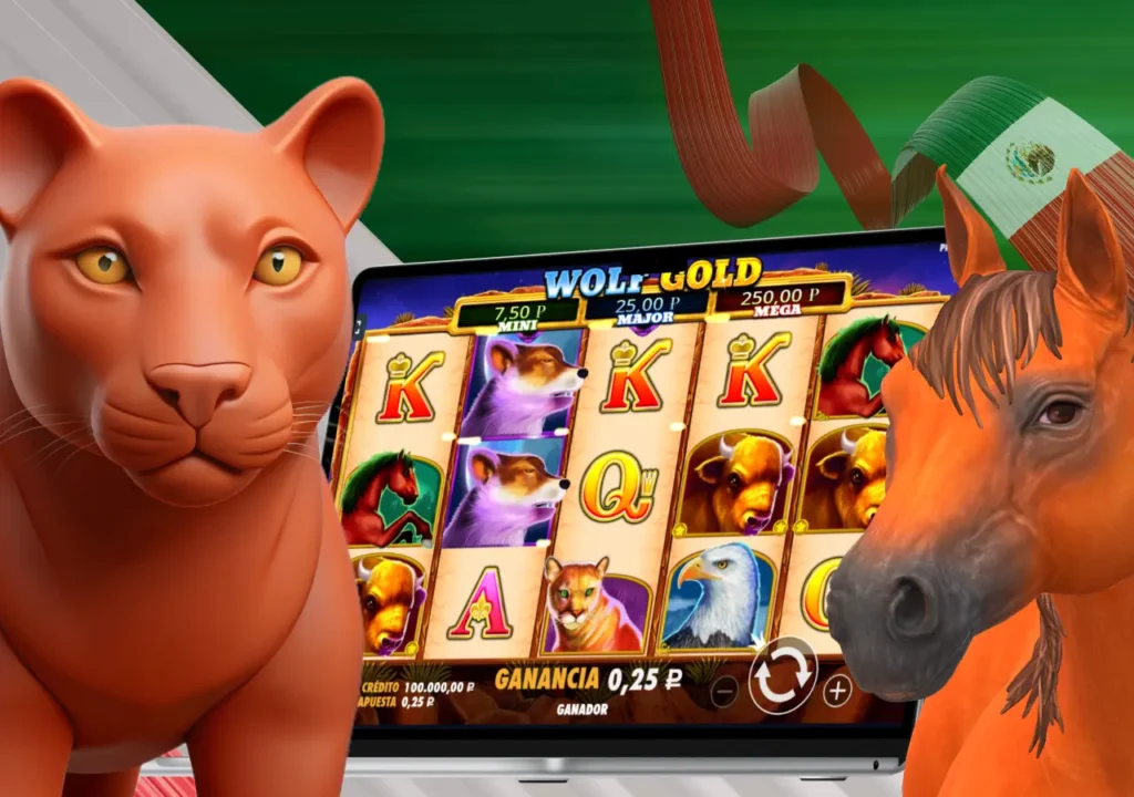 Wolf Gold es una tragamonedas sobre la naturaleza salvaje norteamericana, popular en México.