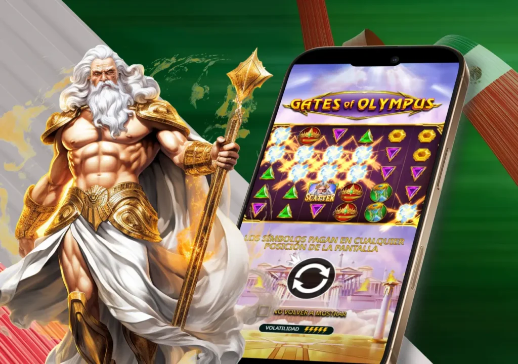 Dioses majestuosos en Gates of Olympus con multiplicadores generosos y animaciones impresionantes.