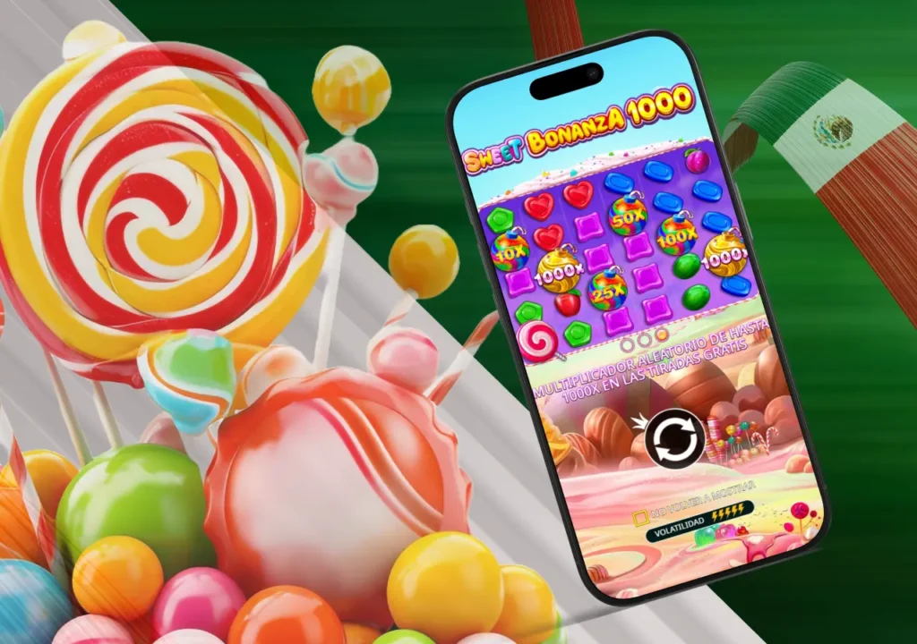 Apuestas en Mexico presenta Sweet Bonanza 1000, una novedad llena de color y grandes multiplicadores.