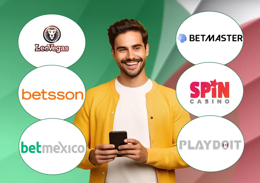 Los mejores casinos con versiones móviles destacadas en México.